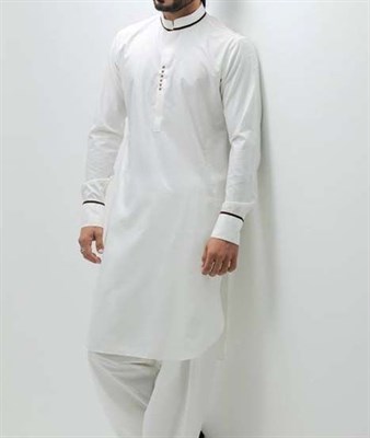 Party Wear Beige and Brown color Chanderi Silk fabric Salwar Kameez :  1864665