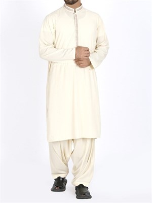 Designer Kurta with Shalwar Suit (Made on Order)