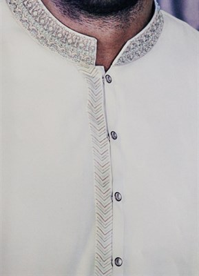 Embroidered Kurta with Shalwar Suit (Made on Order)
