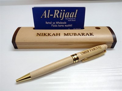 Wooden Pen & Box with ur Name