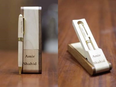 Wooden Pen & Box with ur Name