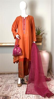 Embroidered Ready to wear Suit 